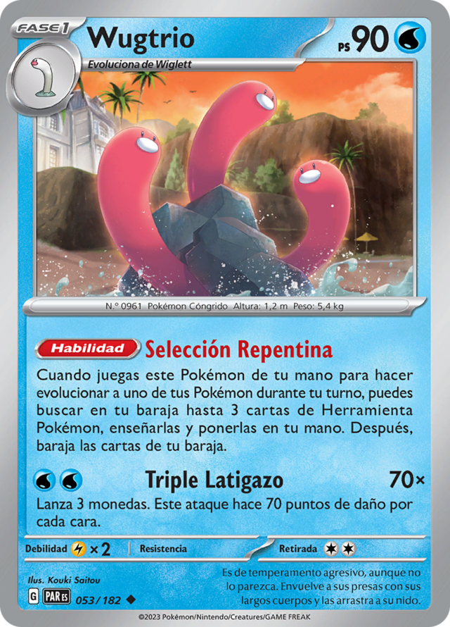 Wugtrio (Brecha Paradójica TCG) - WikiDex, la enciclopedia Pokémon