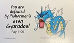 Tarjeta del Gyarados del pescador (1999)