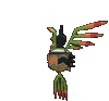 Imagen posterior de Sigilyph variocolor en Pokémon X, Pokémon Y, Pokémon Rubí Omega, Pokémon Zafiro Alfa, Pokémon Sol, Pokémon Luna, Pokémon Ultrasol y Pokémon Ultraluna