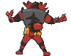 Imagen posterior de Incineroar en Pokémon Sol, Pokémon Luna, Pokémon Ultrasol y Pokémon Ultraluna