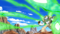 Chesnaught de Ichigaya usando pin misil.