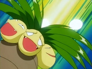 Exeggutor usando bomba huevo.