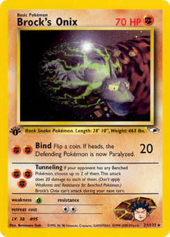 Carta de Brock's Onix