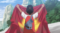 Rod encuentra la bandera de la Tacleada de Voltionautas en la Isla natal de Rod.