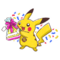 Pegatina Pikachu 6 aniversario GO.png