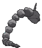 Imagen posterior de Onix en Pokémon X, Pokémon Y, Pokémon Rubí Omega, Pokémon Zafiro Alfa, Pokémon Sol, Pokémon Luna, Pokémon Ultrasol y Pokémon Ultraluna