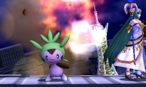 Bomba Semilla/Bomba Germen en Super Smash Bros. para Nintendo 3DS.