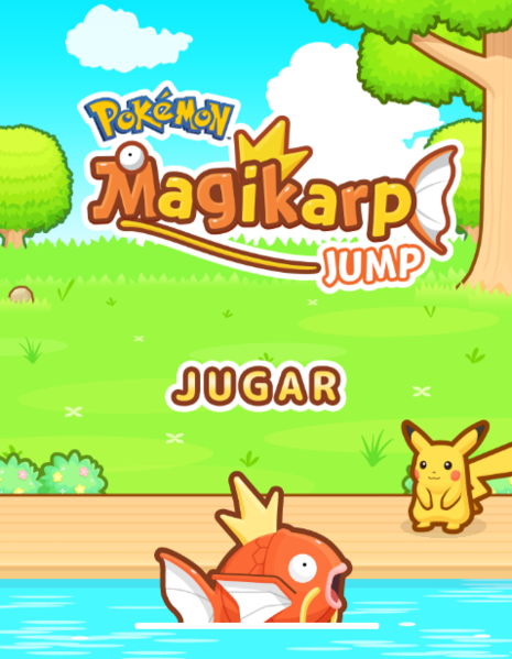 Archivo:Carátula Pokémon Magikarp Jump.png