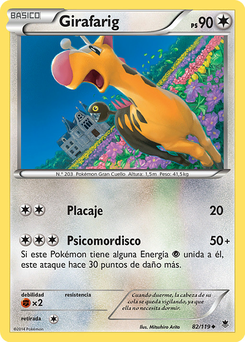 Carta de Girafarig