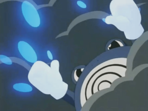 Poliwhirl usando burbuja.