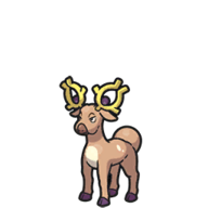 Icono de Stantler en Pokémon Escarlata y Púrpura