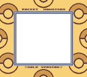 Marco de Pokémon Oro (versión japonesa)