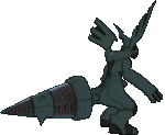 Imagen posterior de Zekrom variocolor en Pokémon X, Pokémon Y, Pokémon Rubí Omega, Pokémon Zafiro Alfa, Pokémon Sol, Pokémon Luna, Pokémon Ultrasol y Pokémon Ultraluna