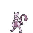 Icono de Mewtwo en Pokémon Escarlata y Púrpura