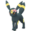 Umbreon con flores de cerezo