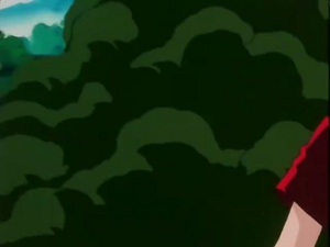 Weezing usando pantalla de humo.