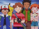 Ash, Todd, Brock y Misty.