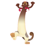 Imagen de Meowth Gigamax en Pokémon HOME