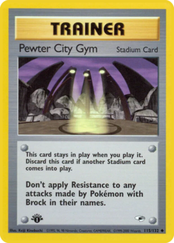 Carta Pewter City Gym