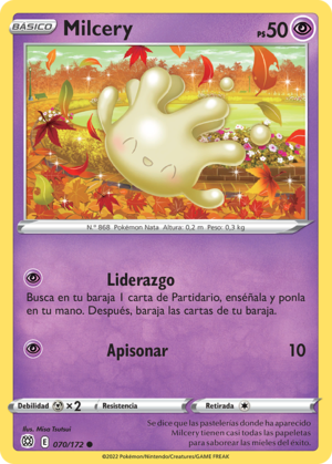 Milcery (Astros Brillantes TCG) - WikiDex, la enciclopedia Pokémon