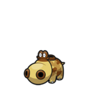 Icono de Hippopotas en Pokémon Diamante Brillante y Perla Reluciente