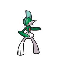 Icono de Gallade en Pokémon Diamante Brillante y Perla Reluciente