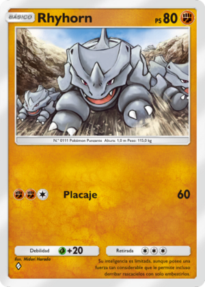 Rhydon (Genes Formidables TCG Pocket) - WikiDex, la enciclopedia Pokémon