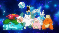 Venusaurita (arriba) en la explicación de Gurkinn/Cornelio