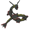 Imagen posterior de Rayquaza variocolor en Pokémon X, Pokémon Y, Pokémon Rubí Omega, Pokémon Zafiro Alfa, Pokémon Sol, Pokémon Luna, Pokémon Ultrasol y Pokémon Ultraluna