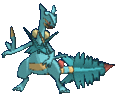 Imagen posterior de Mega-Sceptile en la sexta y séptima generación