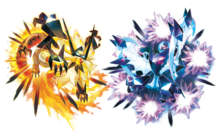 Necrozma usando embestida solar y deflagración lunar.