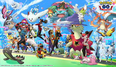 El Profesor Willow en el artwork del sexto aniversario de Pokémon GO.