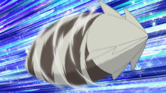 Excadrill de Iris usando taladradora.
