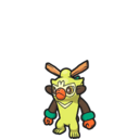 Icono de Thwackey en Pokémon Escarlata y Púrpura