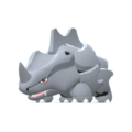 Imagen de Rhyhorn macho en Pokémon Diamante Brillante y Pokémon Perla Reluciente
