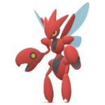 Imagen de Scizor macho en Pokémon Diamante Brillante y Pokémon Perla Reluciente