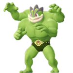Imagen de Machamp variocolor en Pokémon: Let's Go, Pikachu! y Pokémon: Let's Go, Eevee!