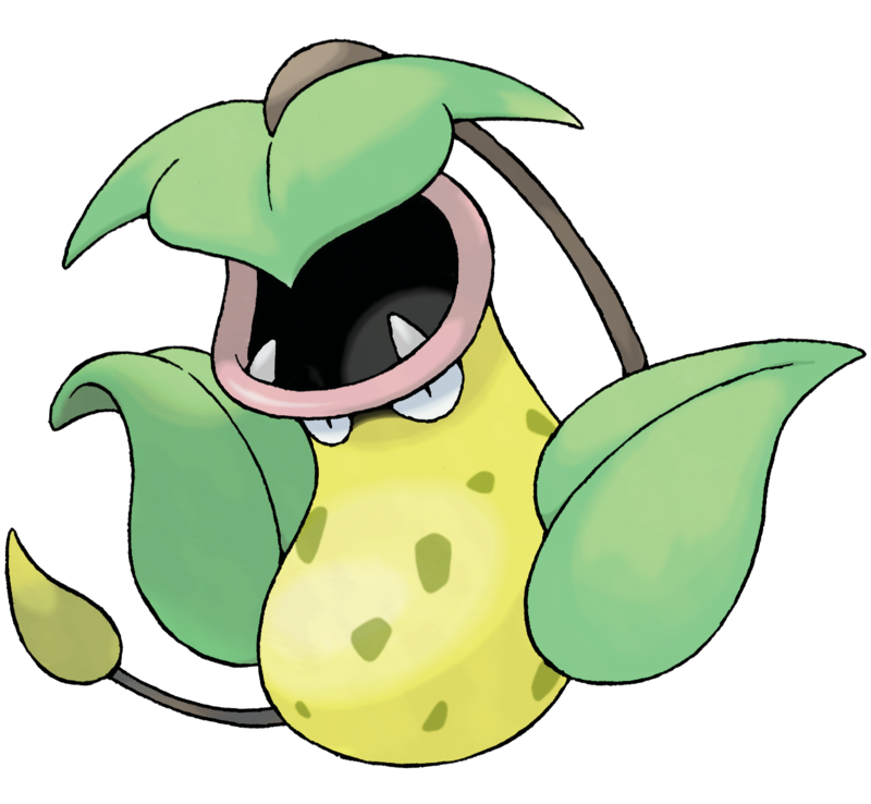 Ropa Geek 👾🎮🕹 on Instagram: Victreebel es un Pokémon de tipo planta/ veneno introducido en la primera generación. Es la evolución de Weepinbell  y la contraparte de Vileplume. Está inspirado en la planta