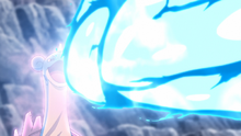 Lapras de Lucius usando hidrobomba.