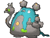 Imagen de Garbodor variocolor en Pokémon X, Pokémon Y, Pokémon Rubí Omega, Pokémon Zafiro Alfa, Pokémon Sol, Pokémon Luna, Pokémon Ultrasol y Pokémon Ultraluna