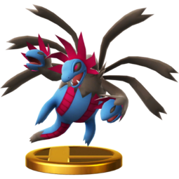 Trofeo de Hydreigon en SSB4 para Wii U.
