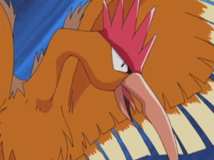Fearow usando Agilidad.