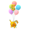 Pikachu 5 aniversario