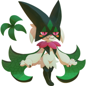 Meowscarada en Pokémon Café ReMix.
