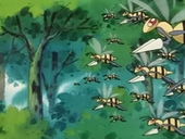 Beedrill que habitan en el bosque