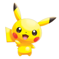 Artwork de Pikachu en Pokémon Rumble World.