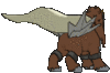 Imagen posterior de Entei variocolor en Pokémon X, Pokémon Y, Pokémon Rubí Omega, Pokémon Zafiro Alfa, Pokémon Sol, Pokémon Luna, Pokémon Ultrasol y Pokémon Ultraluna