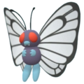 Imagen de Butterfree macho en Pokémon Diamante Brillante y Pokémon Perla Reluciente