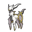 Icono de Arceus en Pokémon Diamante Brillante y Perla Reluciente