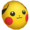 Máscara de Pikachu chica